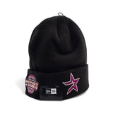 Black Houston Astros 2005 World Series Side Patch New Era Knit Beanies