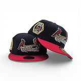 Navy Blue St. Louis Cardinals Red Bottom Gray Bottom 1931 World Series New Era 59Fifty Fitted