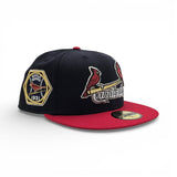 Navy Blue St. Louis Cardinals Red Bottom Gray Bottom 1931 World Series New Era 59Fifty Fitted
