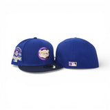Royal Blue Chicago Cubs Navy Blue Visor Gray Bottom 1990 All Star Game Side Patch New Era Fitted