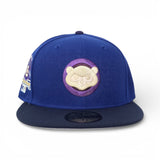 Royal Blue Chicago Cubs Navy Blue Visor Gray Bottom 1990 All Star Game Side Patch New Era Fitted