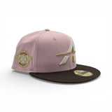 Pink City Connect Houston Astros Brown Visor Gray Bottom Space City Side Patch New Era 59Fifty Fitted