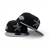 Black Houston Astros Gray Visor Icy Blue Bottom 2004 All Star Game Side Patch New Era 59Fifty Fitted