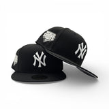 Black New York Yankees Gray Bottom 2009 World Series New Era 59Fifty Fitted