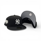 Black New York Yankees Gray Bottom 2009 World Series New Era 59Fifty Fitted