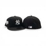 Black New York Yankees Gray Bottom 2009 World Series New Era 59Fifty Fitted