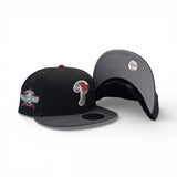 Black Philadelphia Phillies Dark Gray Visor Gray Bottom 2026 All Star Game Side Patch New Era 59Fifty Fitted
