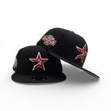 Black Houston Astros Gray Bottom 2004 All Star Game Side Patch New Era 59Fifty Fitted