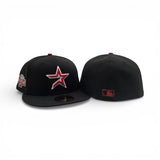 Black Houston Astros Gray Bottom 2004 All Star Game Side Patch New Era 59Fifty Fitted