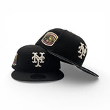 Black Ivory Logo New York Mets Gray Bottom 1969 World Series Side Patch 9Fifty Snapback