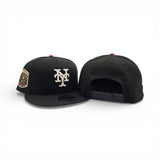 Black Ivory Logo New York Mets Gray Bottom 1969 World Series Side Patch 9Fifty Snapback