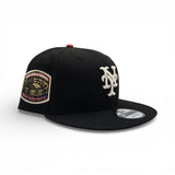 Black Ivory Logo New York Mets Gray Bottom 1969 World Series Side Patch 9Fifty Snapback
