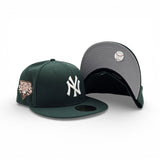 Dark Green New York Yankees Gray Bottom 2009 World Series New Era 59Fifty Fitted