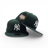 Dark Green New York Yankees Gray Bottom 2009 World Series New Era 59Fifty Fitted