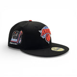Black New York Knicks Gray Bottom 1998 All Star Weekend Side Patch New Era 59Fifty Fitted