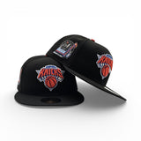 Black New York Knicks Gray Bottom 1998 All Star Weekend Side Patch New Era 59Fifty Fitted