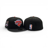 Black New York Knicks Gray Bottom 1998 All Star Weekend Side Patch New Era 59Fifty Fitted