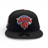 Black New York Knicks Gray Bottom 1998 All Star Weekend Side Patch New Era 59Fifty Fitted