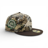 Real Tree Camo Houston Astros Brown Visor Gray Bottom 45th Anniversary Side Patch New Era 59Fifty Fitted