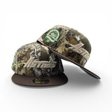 Real Tree Camo Houston Astros Brown Visor Gray Bottom 45th Anniversary Side Patch New Era 59Fifty Fitted