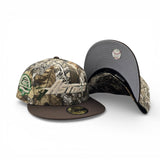 Real Tree Camo Houston Astros Brown Visor Gray Bottom 45th Anniversary Side Patch New Era 59Fifty Fitted