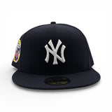 Navy Blue New York Yankees Gray Bottom Fire Department City Of New York " FDNY " Side Patch New Era 59FIFTY Fitted