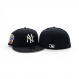 Navy Blue New York Yankees Gray Bottom Fire Department City Of New York " FDNY " Side Patch New Era 59FIFTY Fitted
