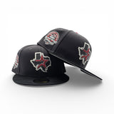 Dark Gray Houston Astros State Logo Black Camo Visor Gray Bottom 45th Anniversary Side Patch New Era 59Fifty Fitted
