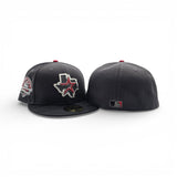 Dark Gray Houston Astros State Logo Black Camo Visor Gray Bottom 45th Anniversary Side Patch New Era 59Fifty Fitted