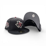 Dark Gray Houston Astros State Logo Black Camo Visor Gray Bottom 45th Anniversary Side Patch New Era 59Fifty Fitted
