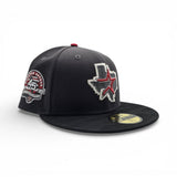 Dark Gray Houston Astros State Logo Black Camo Visor Gray Bottom 45th Anniversary Side Patch New Era 59Fifty Fitted