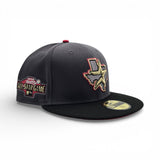 Dark Gray Houston Astros Black Visor Red Bottom 2004 All Star Game Side Patch New Era 59Fifty Fitted