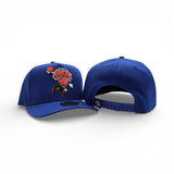 Royal Blue New York Knicks Curved Brim Gray Bottom Cartoon Pack New Era 9Fifty A-Frame Snapback