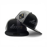 Pinwheel Black/Gray Houston Astros Black Visor Pink Bottom 2017 World Series Side Patch New Era 59Fifty Fitted