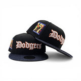 Black Los Angeles Dodgers Denim Visor Gray Bottom Shohei Ohtani 50 Home Runs Side Patch New Era 59Fifty Fitted