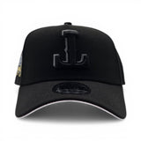 Black Texas Rangers Burgundy Curved Brim Pink Bottom Final Season Side Patch New Era 9Forty A-Frame Snapback