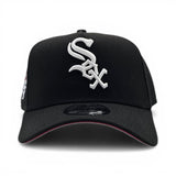 Black Chicago White Sox Curved Brim Red Bottom 2003 All Star Game Side Patch New Era 9Forty Snapback