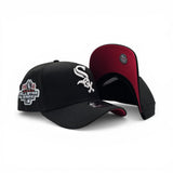 Black Chicago White Sox Curved Brim Red Bottom 2003 All Star Game Side Patch New Era 9Forty Snapback
