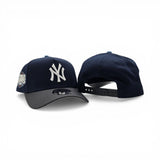 Light Navy Blue New York Yankees Dark Gray Curved Brim Gray Bottom 2009 World Series Side Patch New Era A-Frame 9Fifty Snapback