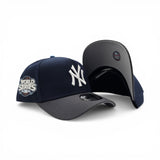 Light Navy Blue New York Yankees Dark Gray Curved Brim Gray Bottom 2009 World Series Side Patch New Era A-Frame 9Fifty Snapback