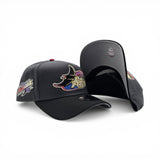 Dark Gray Tampa Bay Rays Black Curved Brim Gray Bottom 1998 Inaugural Side Patch New Era 9Forty Snapback