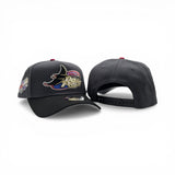 Dark Gray Tampa Bay Rays Black Curved Brim Gray Bottom 1998 Inaugural Side Patch New Era 9Forty Snapback