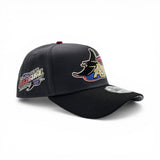 Dark Gray Tampa Bay Rays Black Curved Brim Gray Bottom 1998 Inaugural Side Patch New Era 9Forty Snapback
