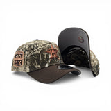 Real Tree Houston Astros Brown Curved Brim Gray Bottom 20th Anniversary Side Patch New Era 9Forty Snapback