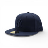 Tonal Navy Blue New York Yankees Gray Bottom Color Pack New Era 59Fifty Fitted
