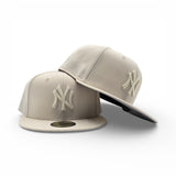 Tonal Off White New York Yankees Gray Bottom Color Pack New Era 59Fifty Fitted