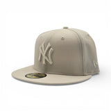 Tonal Off White New York Yankees Gray Bottom Color Pack New Era 59Fifty Fitted