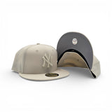 Tonal Off White New York Yankees Gray Bottom Color Pack New Era 59Fifty Fitted