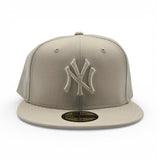Tonal Off White New York Yankees Gray Bottom Color Pack New Era 59Fifty Fitted