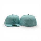 Tonal Mint Green New York Yankees Gray Bottom Color Pack New Era 59Fifty Fitted